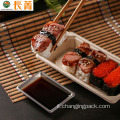 Eco-friendly to Go Container Sugarcane Bagasse Sushi Vesti